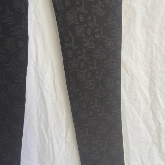 THE KOOPLES LOGO BLACK LEGGINGS Size XS - Picture 6 of 10
